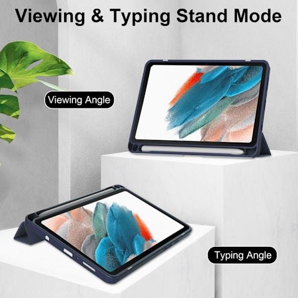 Samsung Galaxy Tab A9 Cover Hybrid Penholder Blå