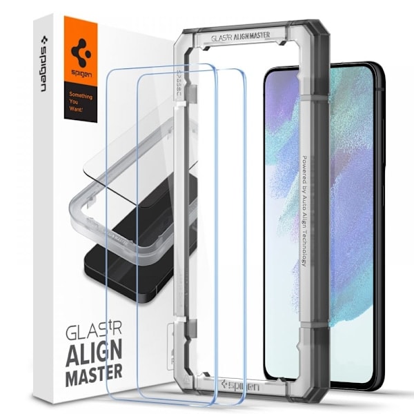 Spigen Samsung Galaxy S21 FE 2-PAK Skærmbeskytter ALM GLAS.tR