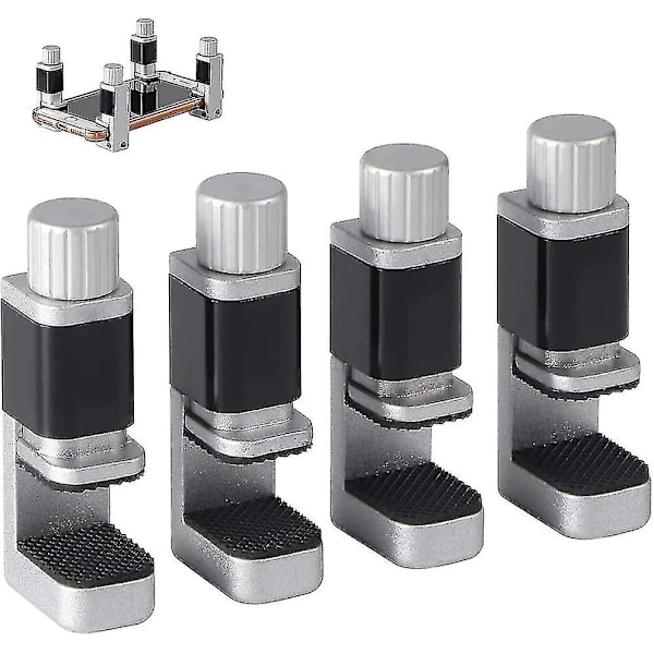 4 st/set Justerbar Metallklämma Fästelement Limklämma Fästelement LCD-skärm Reparationsverktyg För Smartphone, Dator, Laptop, Surfplatta, E-bok