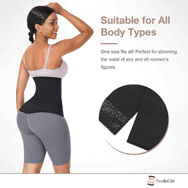Midjetränare för kvinnor bastu trimmer bälte mage wrap plus size