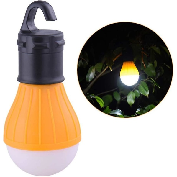 Bärbar nödbelysning Tältlampa Campinglampa Vattentät Camping Lykta För Camping/Vandring/Fiske/Avbrott/Utomhusbelysning(3st, Oran