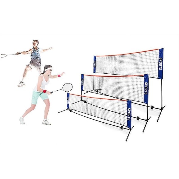 Kannettava kokoontaitettava yksinkertainen 3m 4m 5m 6m tennisverkko sulkapalloverkko 3.1M