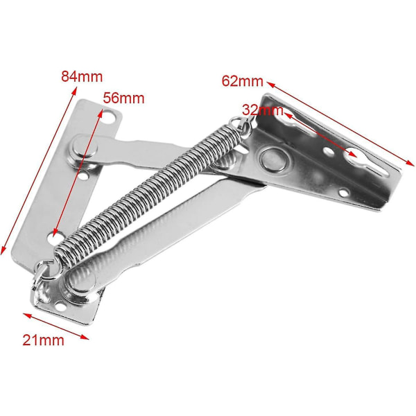 Möbelgångjärn, fjädergångjärn för skåpsdörr 80 graders gångjärn för köksskåp/skåpsgångjärn