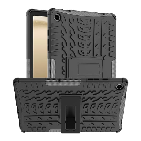 Samsung Galaxy Tab A9+ / A11+ TPU + PC-kotelo jalustalla Svart