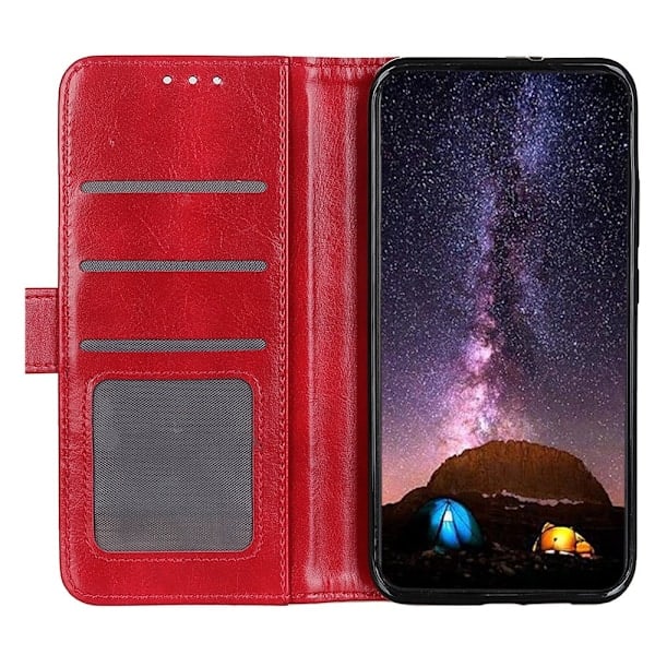 Nokia XR21 Etui Crazy Horse Læder Rød