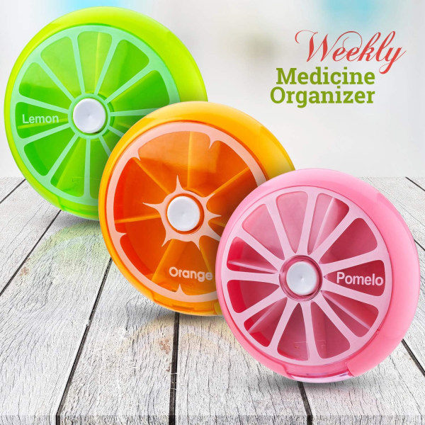 Daily Pill Organizer - (3-Pack)