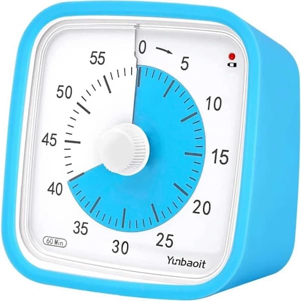 Blå Visuell Timer 60min - Klasserom & Skole for Barn[co]