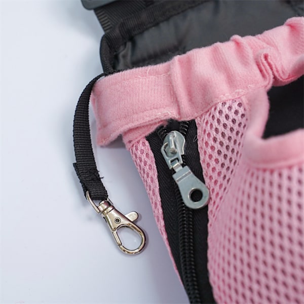 Pink Pet Carrier, Dog Backpack, Adjustable Pet Front Cat Dog