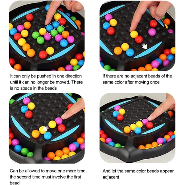 Eliminationsbrætspil, Rainbow Ball Eliminationsbrætspil, Logisk Tænkning, Matchende Interaktive Pædagogiske Legetøj.[CO]