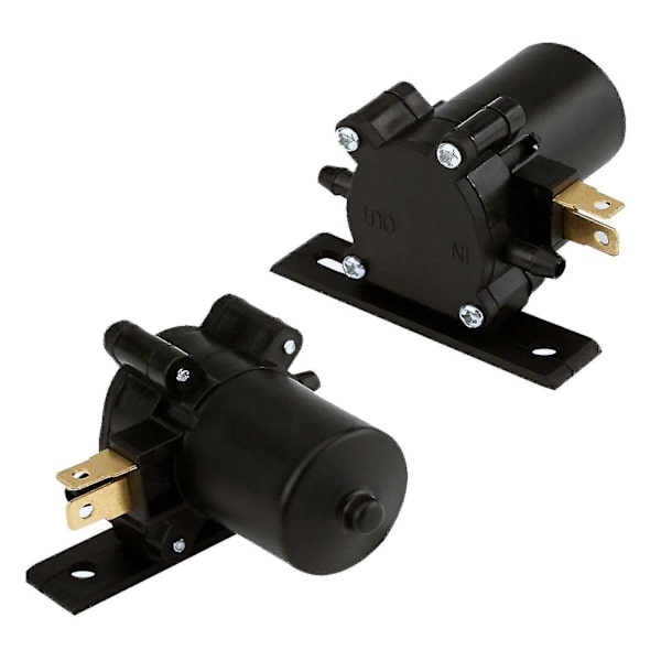 1 st vindrutetorkarmotorpump, 12v universell vindrutetorkarpump (svart)