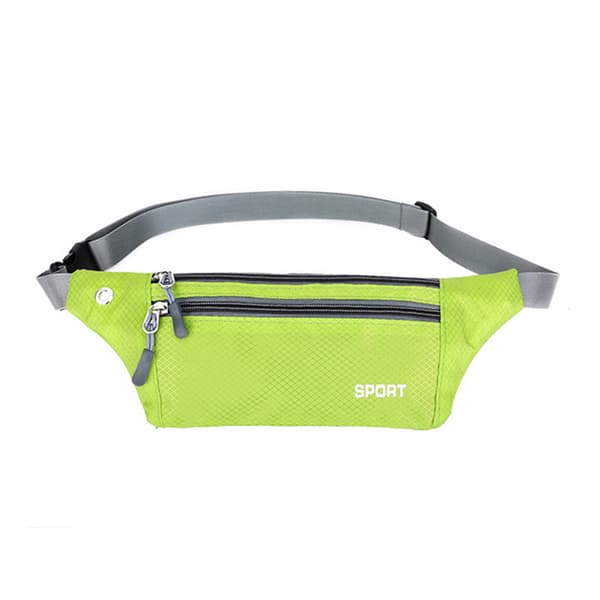 Fanny Pack | Unisex | Water Resistant | Double Pocket with Zippers. Mörkblå
