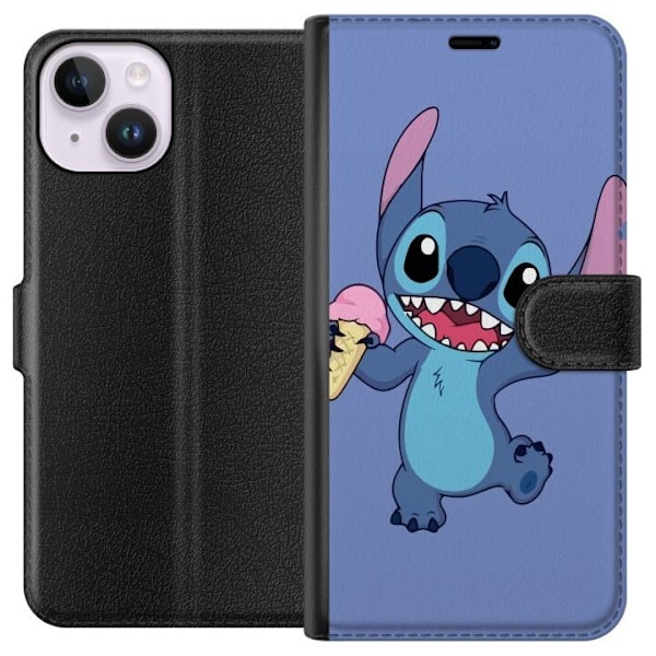 Apple iPhone 14 Pung Etui Happy Stitch