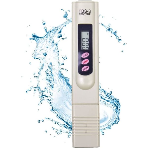 TDS vattenkvalitetstestare termometer