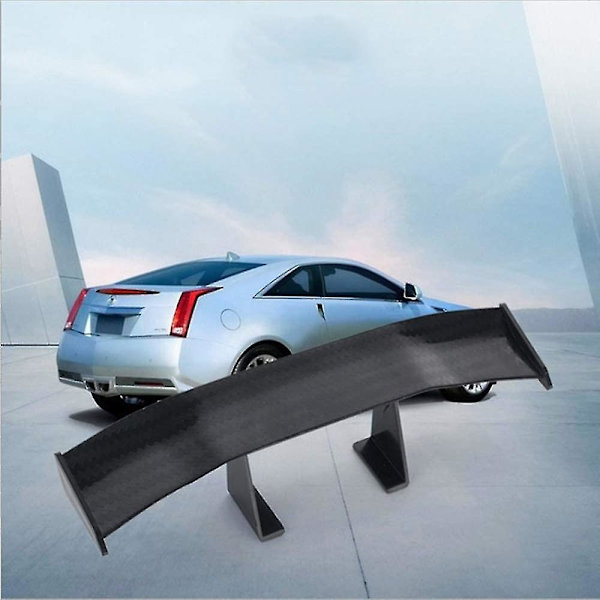 Universal bil mini spoiler vinge ABS material spoiler vinge svans exteriör dekoration (svart)