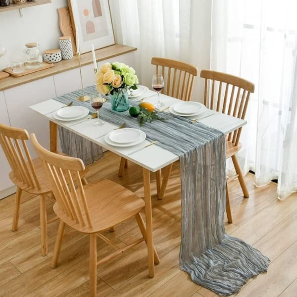 Azure bordløper - for bryllup, nattverd, bursdag, fest grå grey