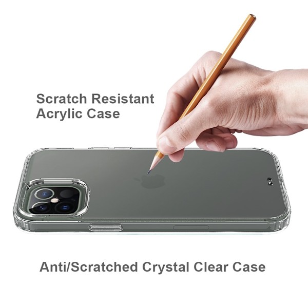iPhone 12 Pro Max - Akryl+TPU Transparent Skal 35