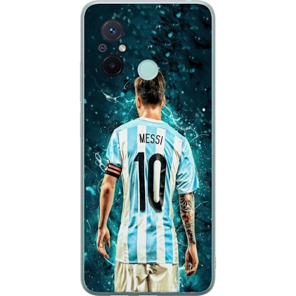 Xiaomi Redmi 12C Läpinäkyvä Kuori Messi