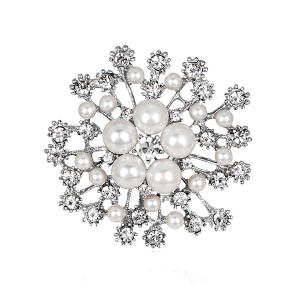 Rhinestone-slagmärke för kvinnor Mode Utsökt Kristallkejsarinna Broscher Elegant Klänning Tillbehör Bröllop Födelsedag Smycken Present