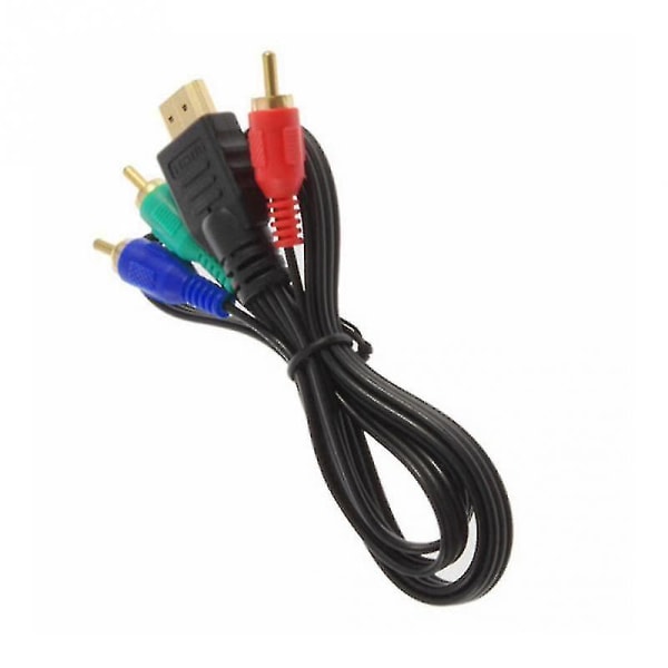 Hdmi till 3 Rca Adapterkabel Audio Video Av Kabeladapter