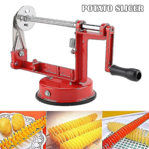 Manual Stainless Steel Spiral Potato Vegetable Twisted Slicer Cutter Machine