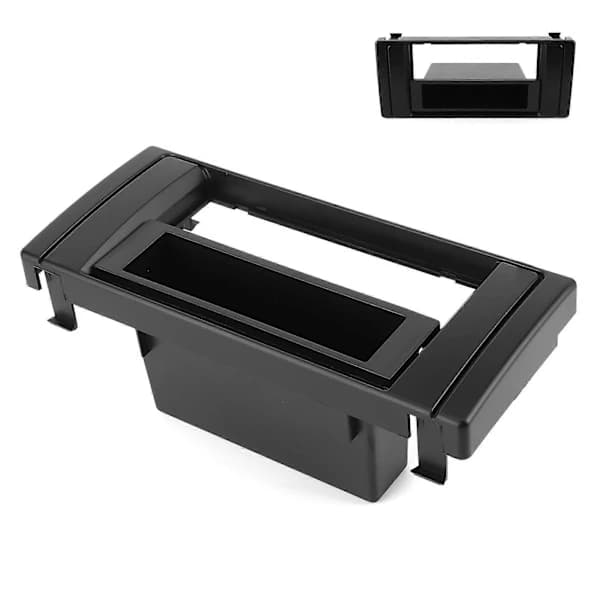 1 Din Stereo Radio Fascia Dash Panel Ram Interiørtilbehør Passer til 5-serie E39 X5 E53[CO]
