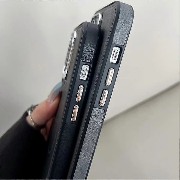 Sidolæder Magsafe Telefoncover til iPhone 15 Pro Max[co]