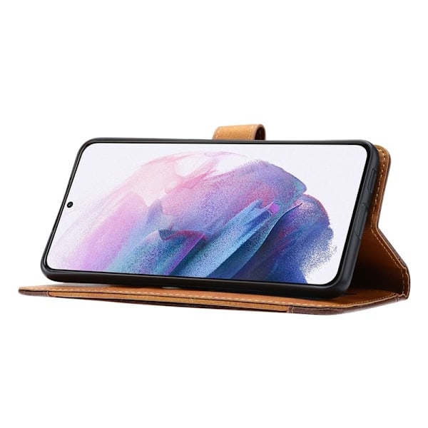 Samsung Galaxy S22 Plus Cover Premium med Kortplads Brun