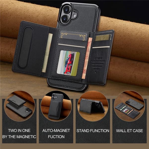 iPhone 17 LC.IMEEKE L5 Case - Black Svart black