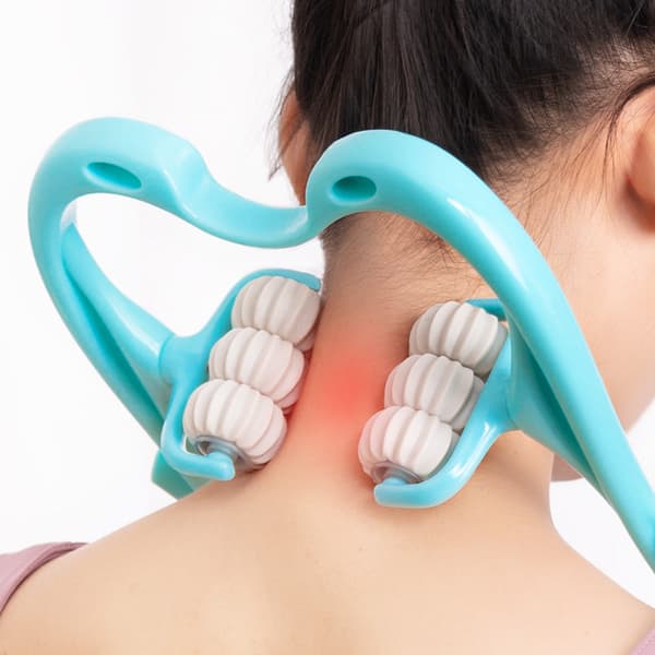 Multifunctional Kneading Ball Rolling Ball Manual Neck Clip Shoulder Neck Massager Rolling Shoulder Massager