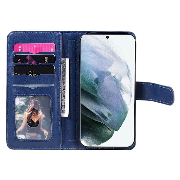 Samsung Galaxy S22 Ultra Etui 10-korts Multifunktionel Mørkeblå