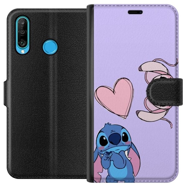 Huawei P30 lite Lompakkokotelo stitch vs stich