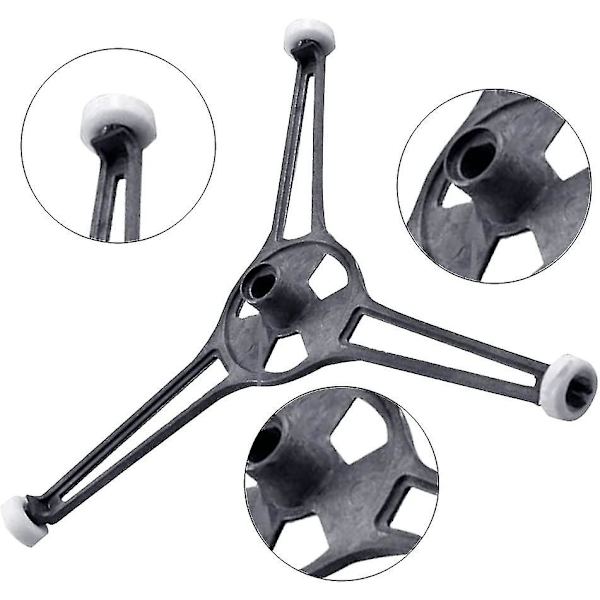 Universal Mikrobølgeovn Tripod Arm Turntable Støtte Mikrobølgeovn Turntable Triangle Brakett For Mikrobølgeovnen(1 stk, Sølv)