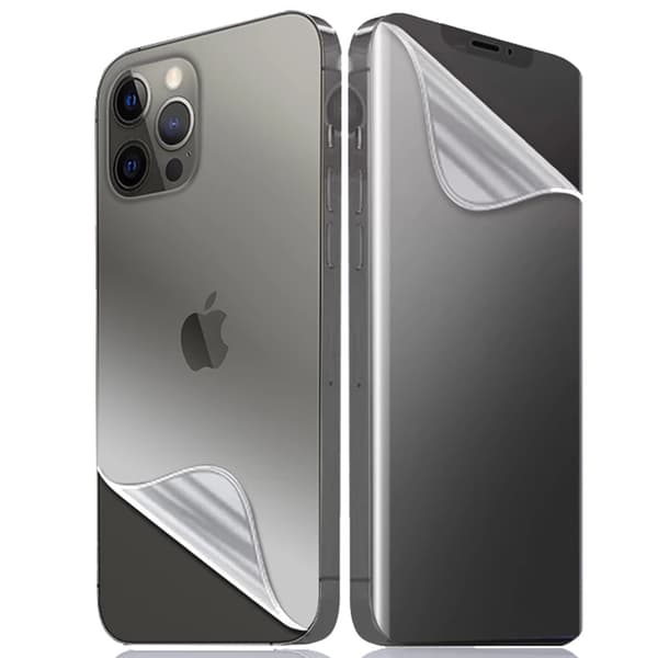 iPhone 12 Hydrogel Screen Protector Front & Back HD 0.2mm Transparent transparent