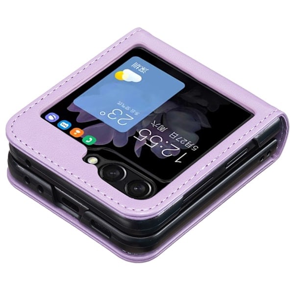 Galaxy Z Flip 6 Skal Fjärilstextur Lila