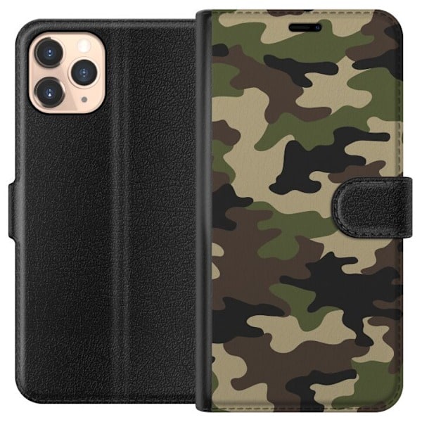 Apple iPhone 11 Pro Plånboksfodral Militär