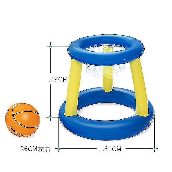 Basketbollkorg för simbassäng, sommar utomhus vattensportleksaker