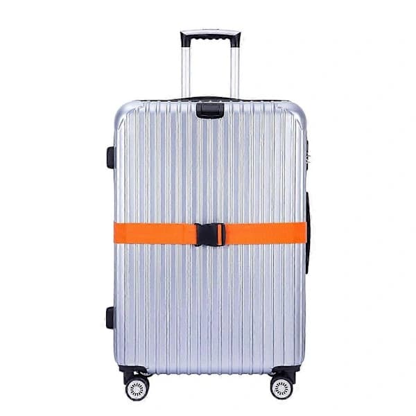 Bagageremmar för resväskor, 4-pack, orange[CO]