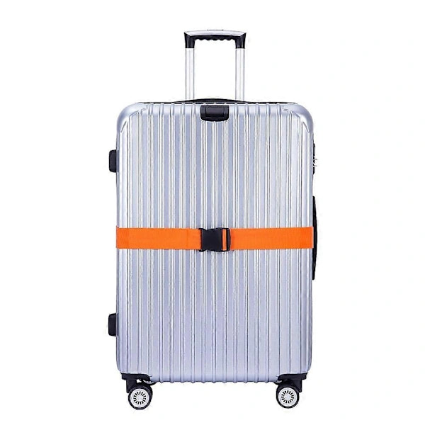 Bagageremme til kufferter, 4-pak, orange[CO]