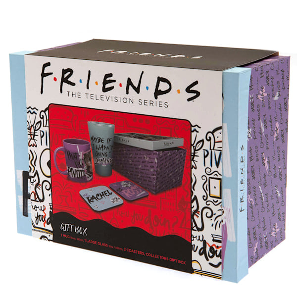 Friends Maybe If I Wasn´t Going Commando Krus Sæt One Size Blå/ Blue/Purple/Black One Size