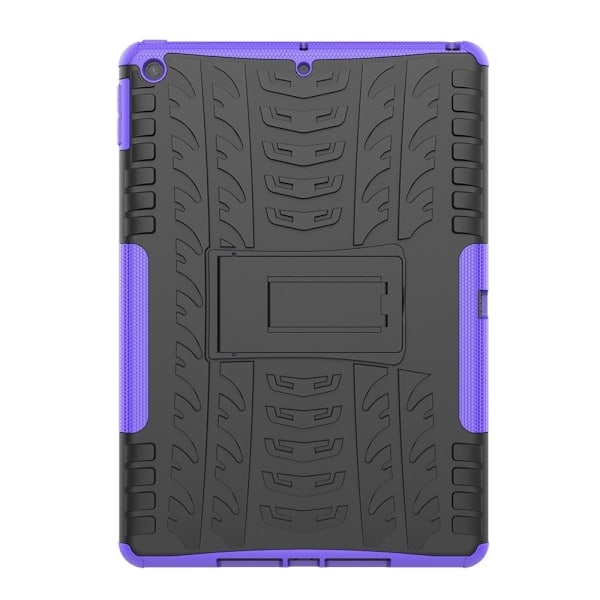 iPad 10.2 2019/2020/2021 Skal Rugged Kickstand Armor Lila Lila Lila