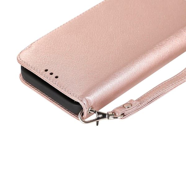 Stylish Practical Wallet Case - iPhone 12 Mini Svart