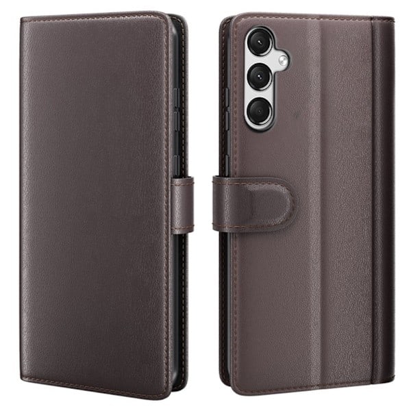 Samsung Galaxy A25 5G Etui Premium Ægte Læder Brun