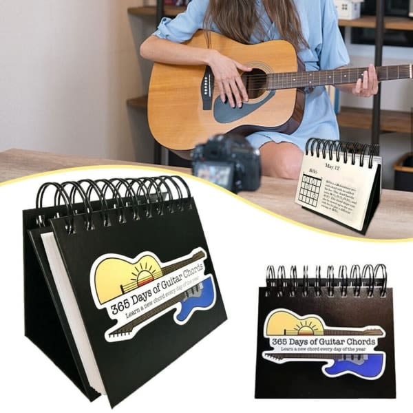 The Original 365 Days of Guitar Chords - 2024 Daily Guitar Chord Calendar NEW 1 PC