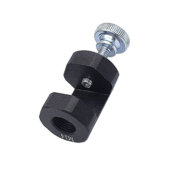 Tændrør Caliper, 14mm Auto Motor Tændrør Afstandsværktøj Aluminium Tændrør Caliper Afstand, Sort, 1 Pakke -t