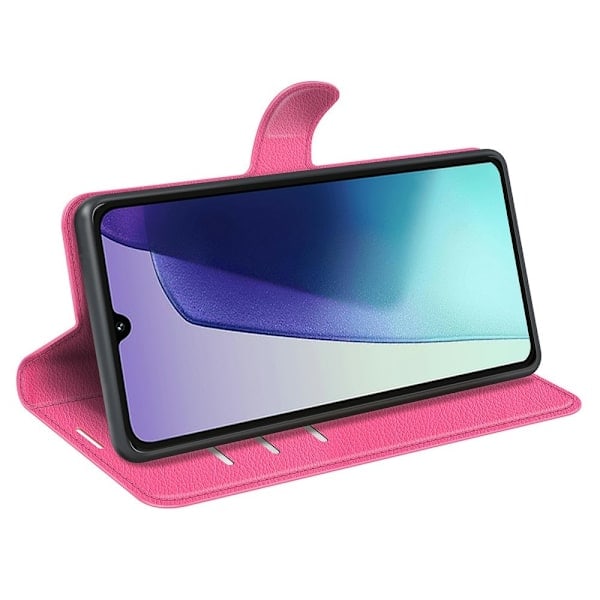 Xiaomi Redmi 14C Etui Litchi Læder Pink