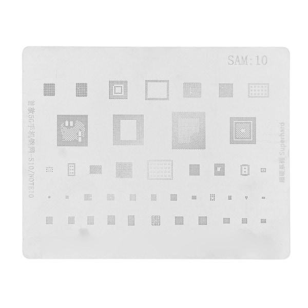 Reballing Stencil Cpu Rework Net Rustfrit Stål Lodning Rework Skabelon Til Mobiltelefon Reparation