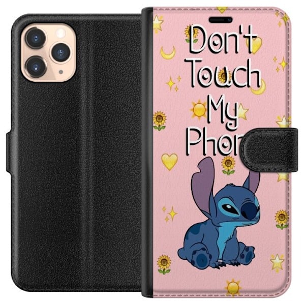 Apple iPhone 11 Pro Plånboksfodral Stitch Rör Ej