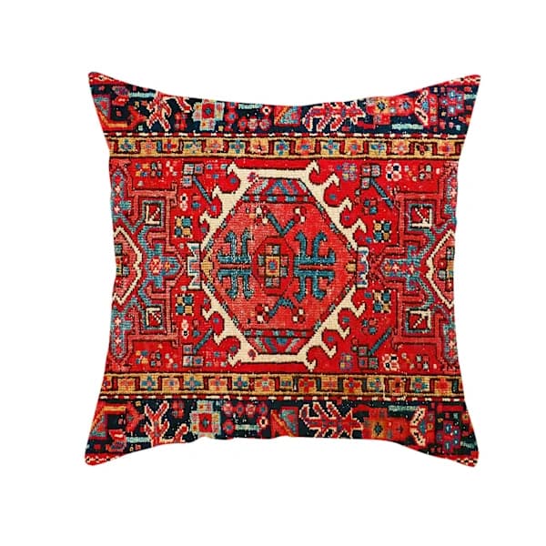 Kuddfodral Geometrisk Persisk Kilim Heminredning Set om 4