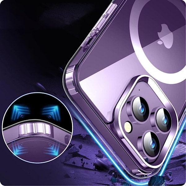 Tech-Protect Galaxy A55 5G MagSafe FlexAir Hybrid Transparent Deksel