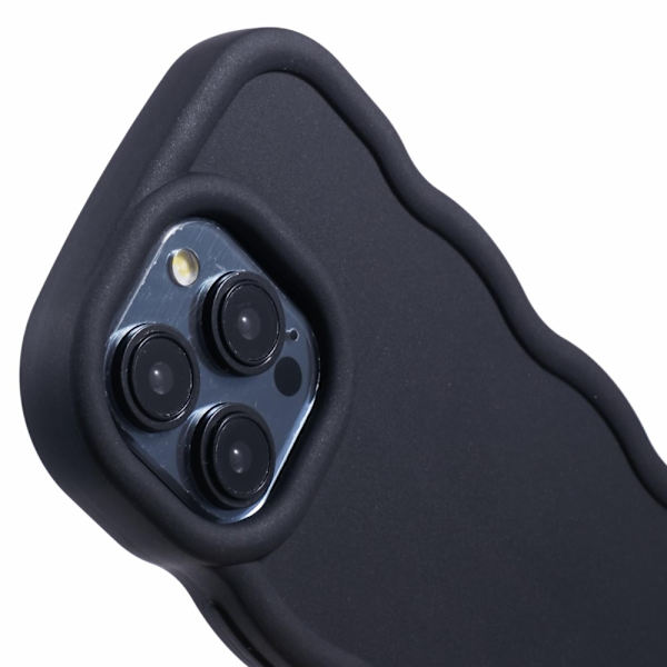 iPhone 12 Pro Max Mobilskal Wavy Svart 31